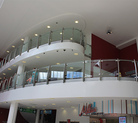 commercial balustrade example