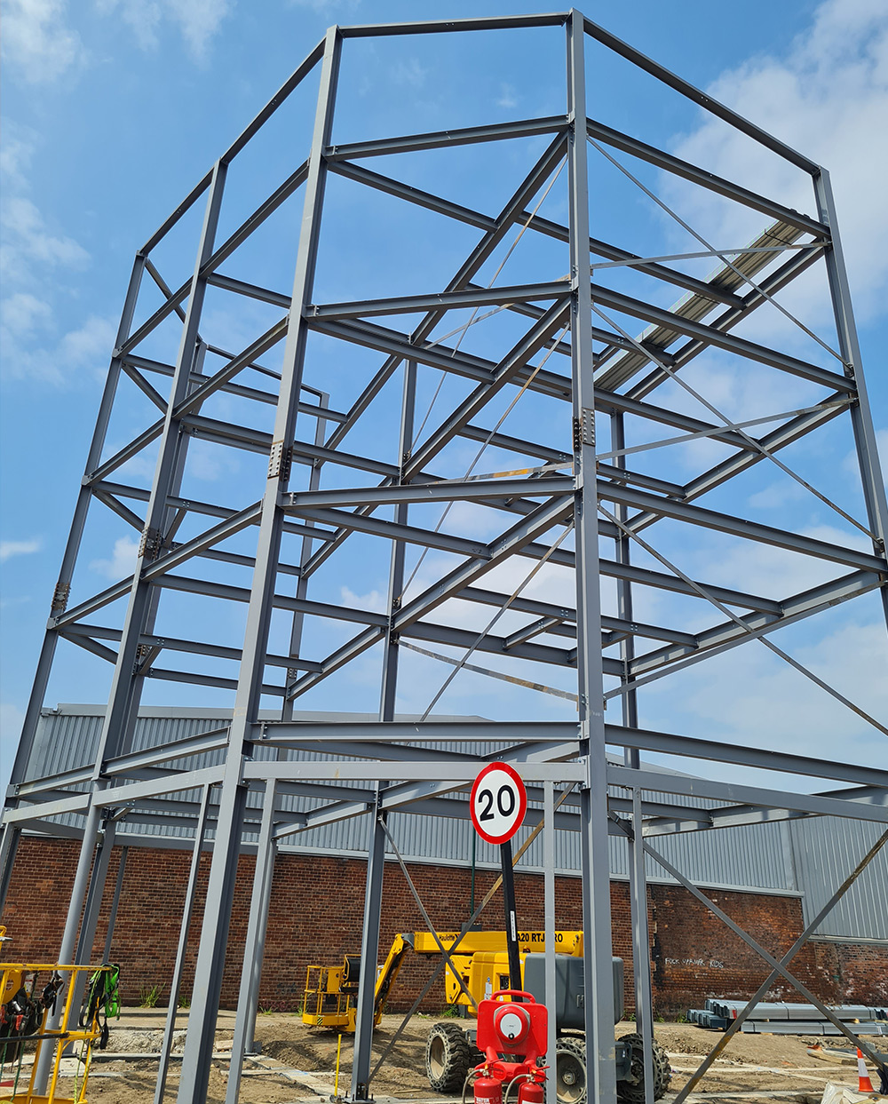 tall steel structure june 2021