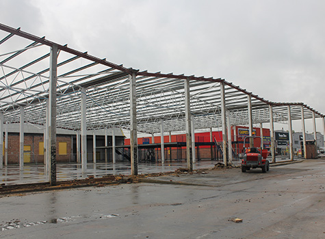 Steel Frame Commercial Building
