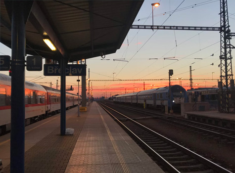 railway passenger waiting canopy