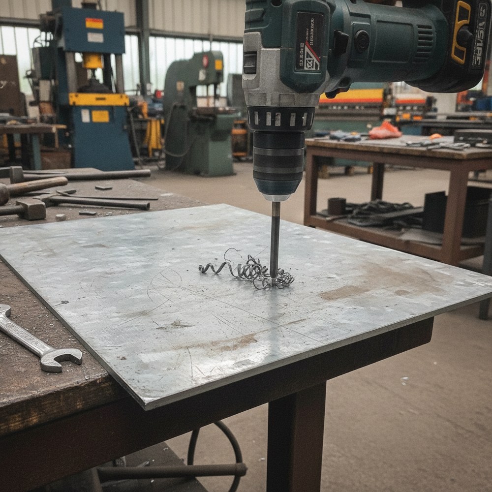 drilling sheet metal