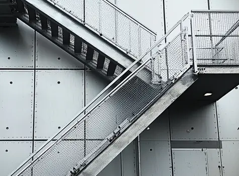 steel access stairs small