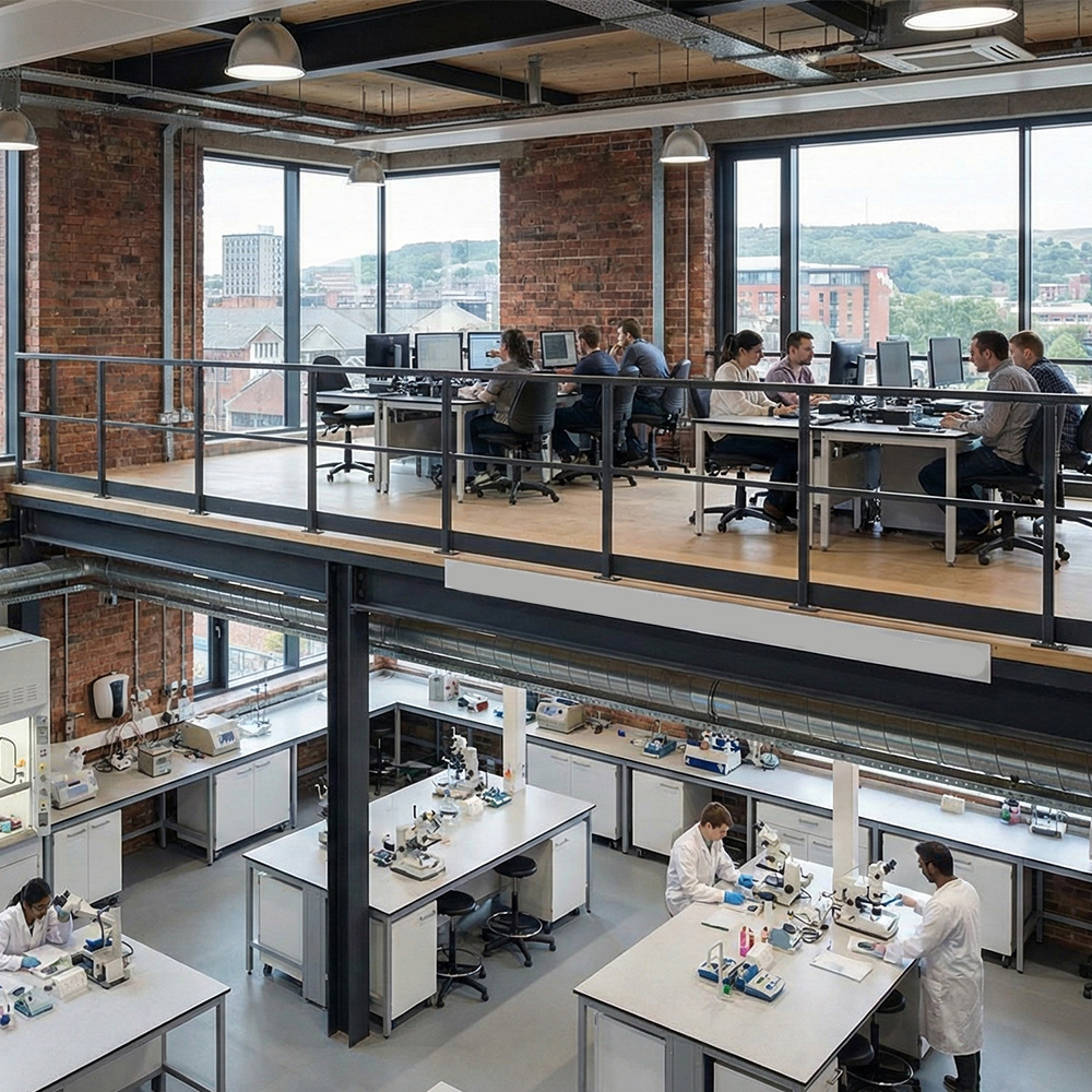office mezzanine floor in sheffield