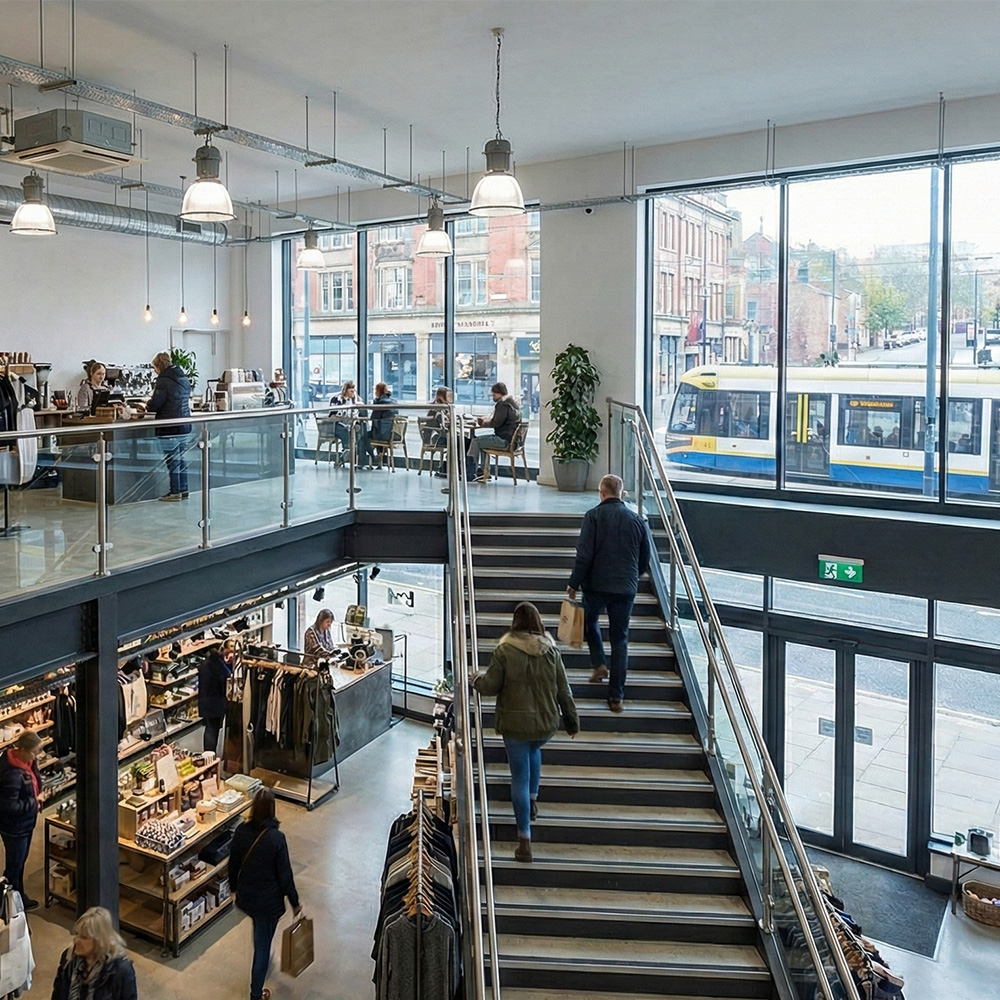 sheffield retail mezzanine exmaple